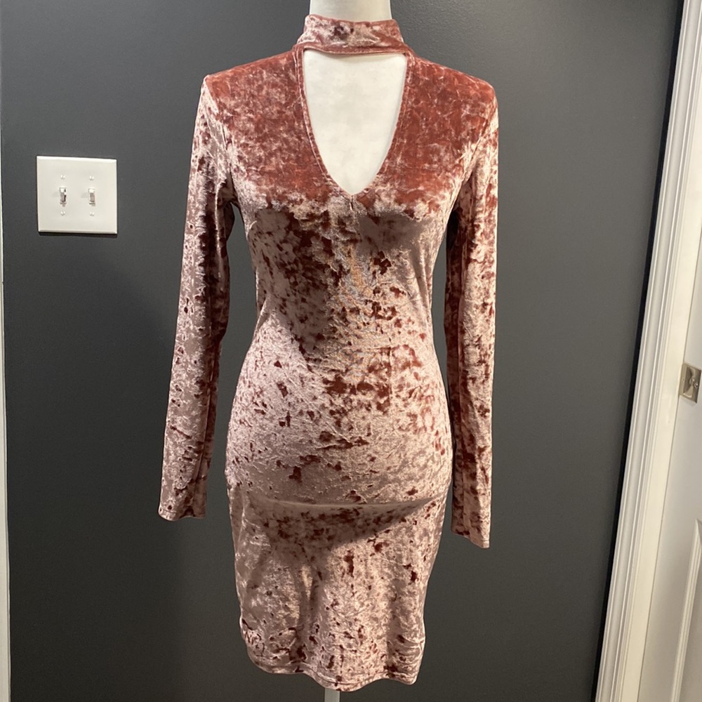 Ladies velour dress